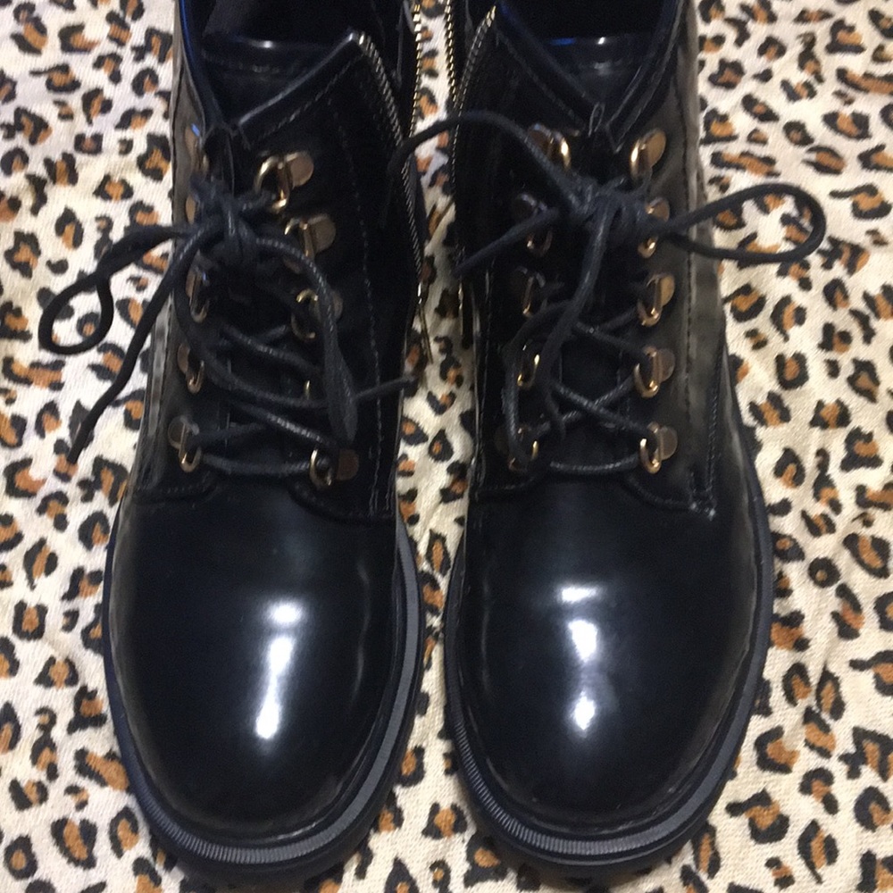 Electric Karma lace up ankle boots